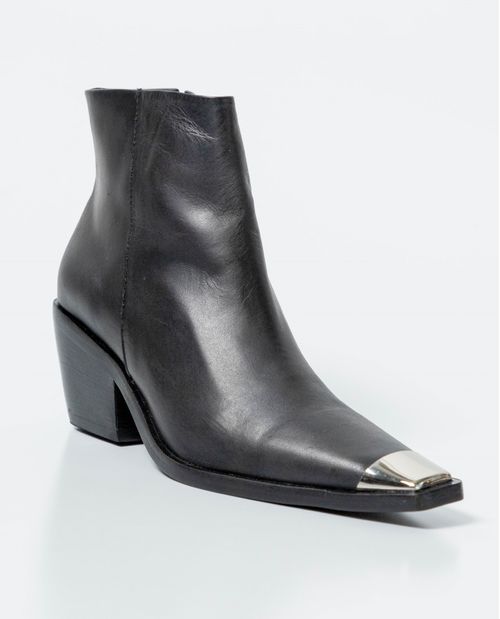 Botas Tipo Western en Cuero para Mujer