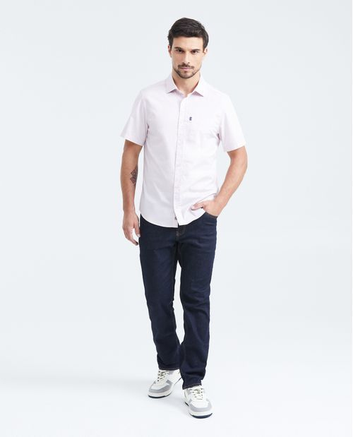 Camisa Manga Corta Algodón Masculino