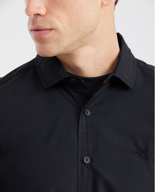 Camisa Slim Fit Manga Larga para Hombre