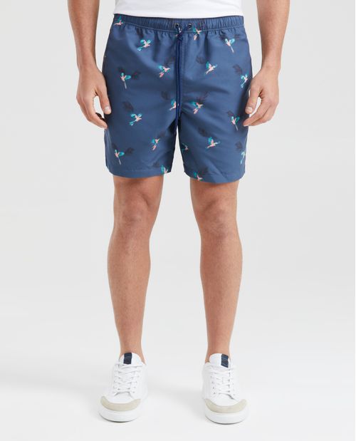 Pantaloneta de Baño Estampada para Hombre