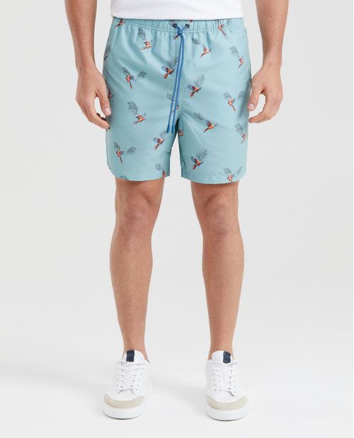 Pantaloneta de Baño Estampada para Hombre