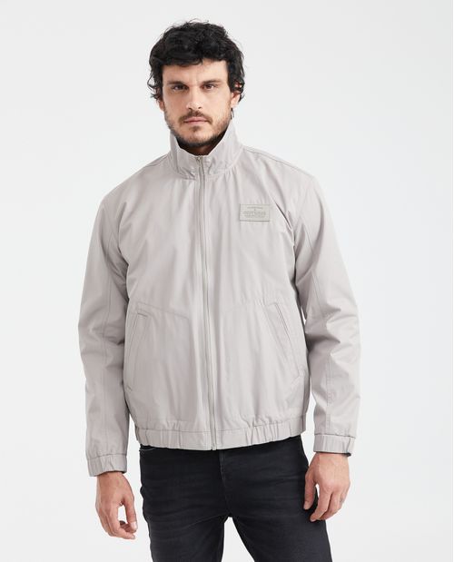 Chaqueta Tipo Bomber con Capucha Oculta para Hombre
