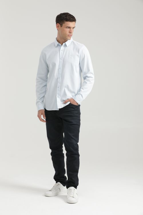 Camisa Manga Corta Algodón Masculina