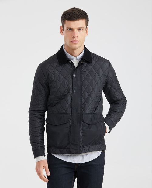 Chaqueta Abullonada Poliéster Masculina