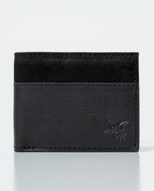 Billetera en Cuero Formato Horizontal Dos Alas con Portadocumentos No Extraíble para Hombre