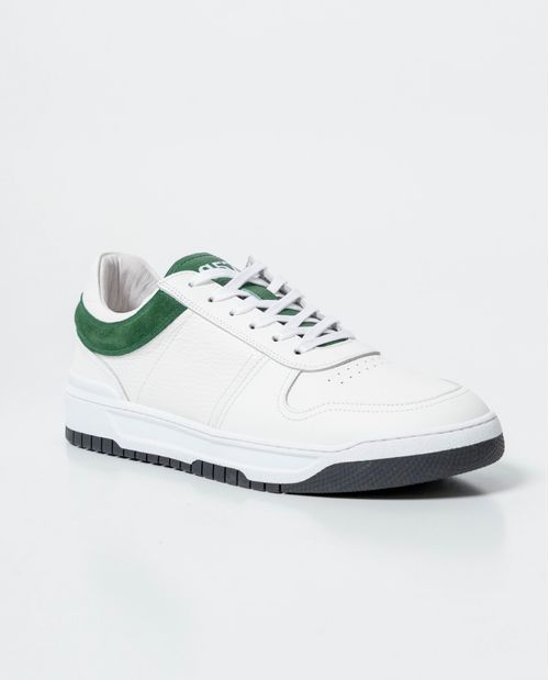 Tenis Tipo Basket en Cuero para Hombre