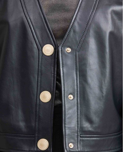 Chaqueta Otorgo Piel de Oveja Femenina