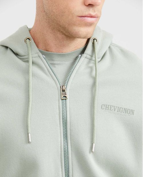 Buzo abierto con Capucha y Estampados para Hombre