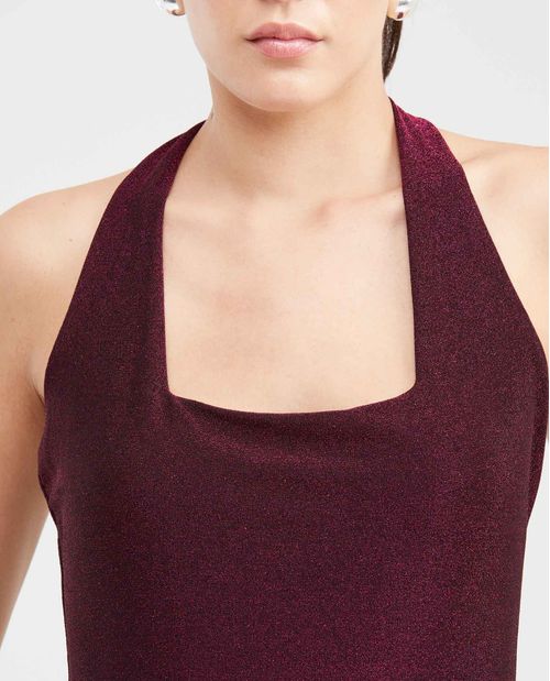 Camiseta con Cuello Halter para Mujer