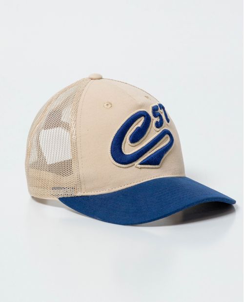 Gorra Unisex Tipo Trucker en Algodón y Malla