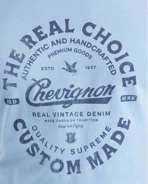 Camiseta Classic Fit Estampada Cuello Redondo para Hombre