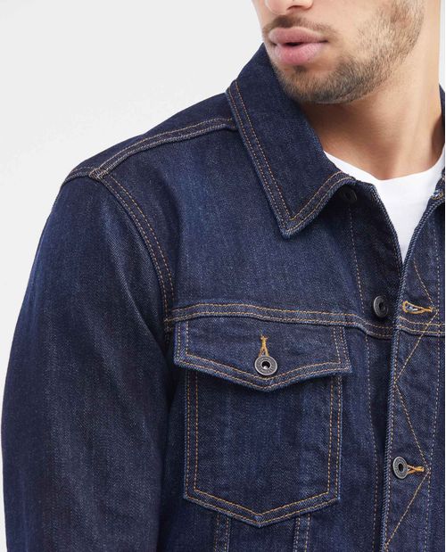Chaqueta Trucker Algodón-Elastano Masculina