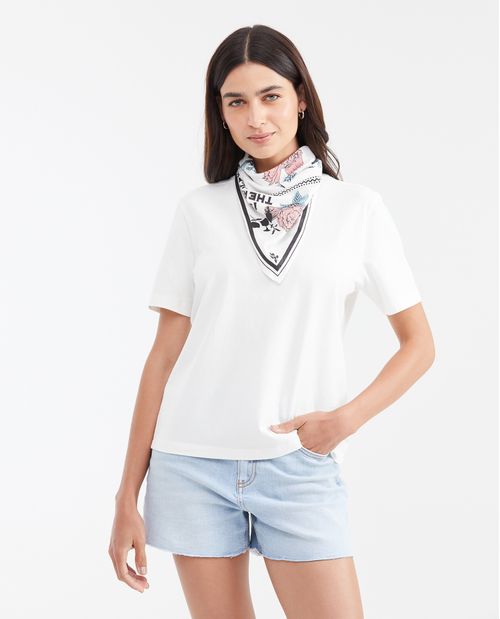 Camiseta con Pañoleta para Mujer