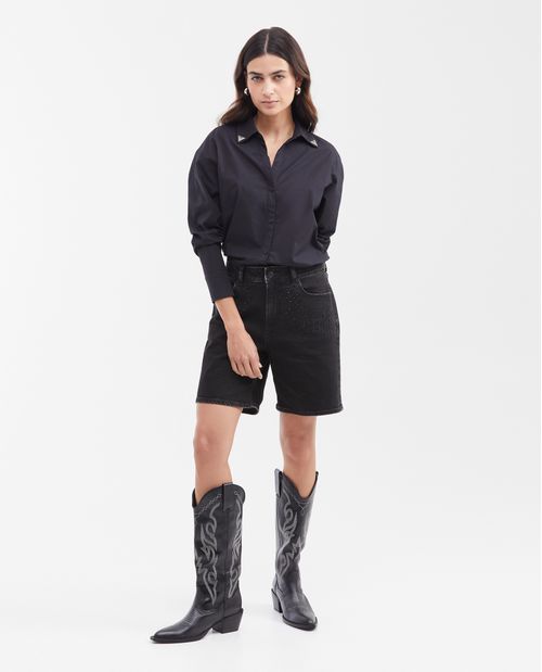 Camisa Silueta Recta para Mujer