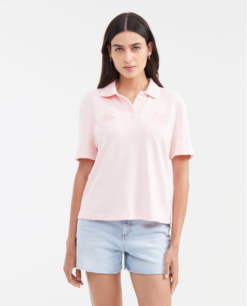 Camiseta Tipo Polo para Mujer