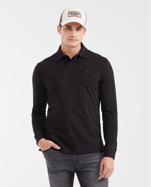 Camiseta Polo Classic Fit en Jersey Pesado para Hombre