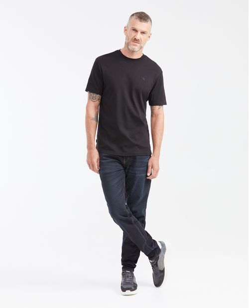 Camiseta Slim Fit en Algodón con Acabado Repelente al Agua para Hombre