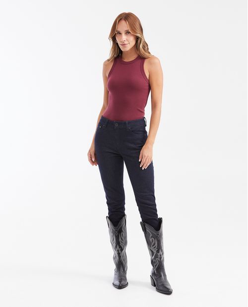 Camiseta Básica Tipo Tank Top para Mujer