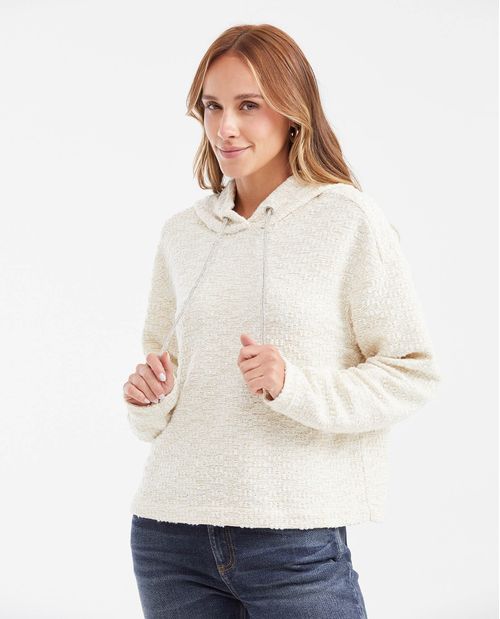 Buzo Cerrado con Capucha para Mujer