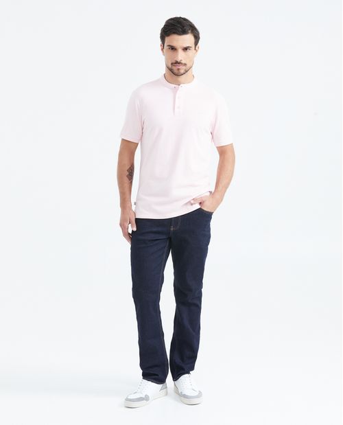 Camiseta Polo Slim Fit Cuello Nerú para Hombre
