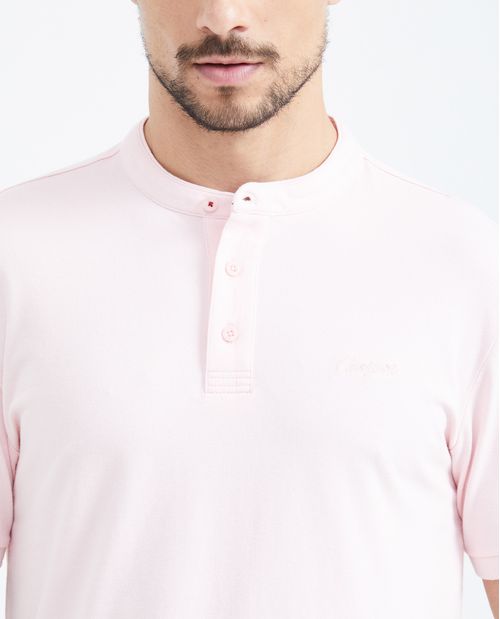 Camiseta Polo Slim Fit Cuello Nerú para Hombre