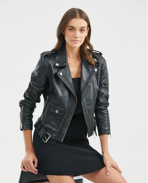 Chaqueta de piel