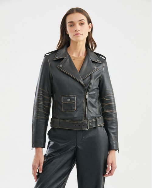 Chaqueta de piel