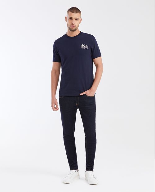 Camiseta Slim Fit en Algodón más Grueso para Hombre