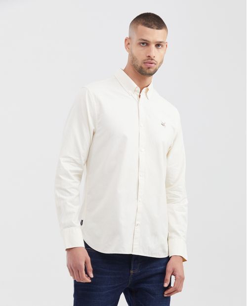 Camisa Manga Larga de Algodón para Hombre