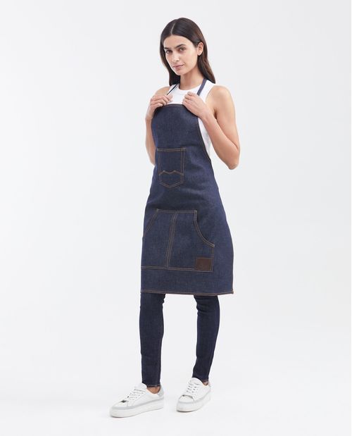 Delantal Adulto Denim Algodón Reciclado Unisex