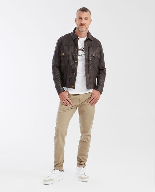 Chaqueta de Hombre en Cuero
