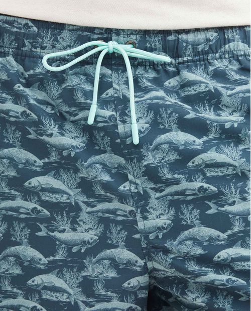 Pantaloneta de Playa Estampada para Hombre