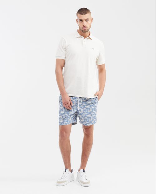 Pantaloneta de Playa Estampada para Hombre