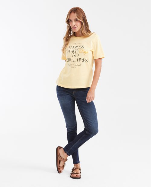 Camiseta Manga Corta Femenina