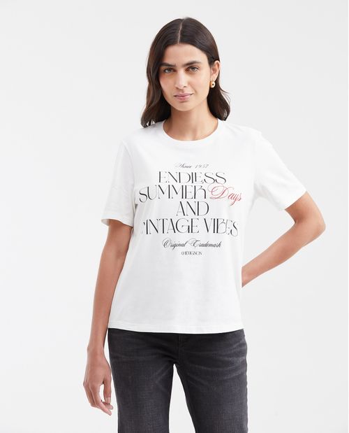 Camiseta Manga Corta Femenina