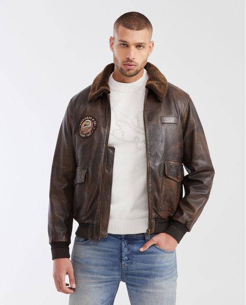 Chaqueta de Hombre en Cuero