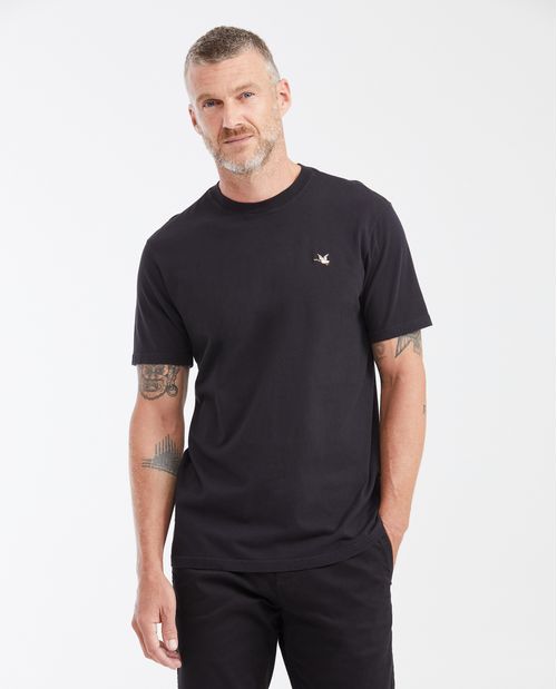 Camiseta Básica Slim fit Cuello Redondo en Algodón para Hombre