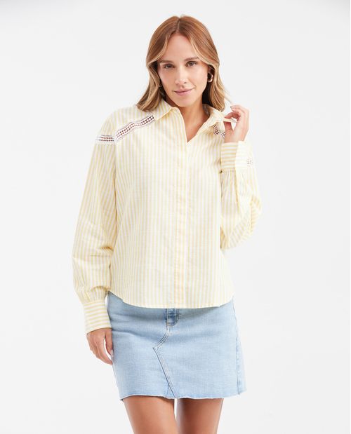 Camisa Manga Larga Femenina