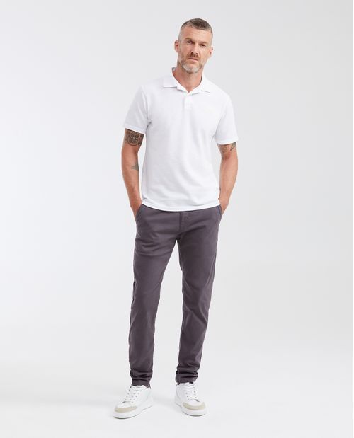 Pantalón Tipo Chino Regular Fit Boot Cut para Hombre