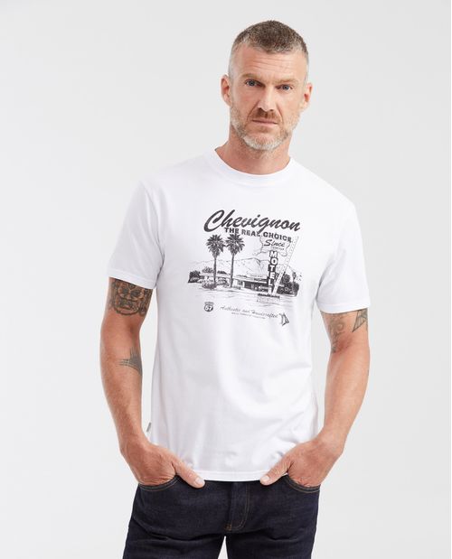 Camiseta Slim Fit Estampada para Hombre