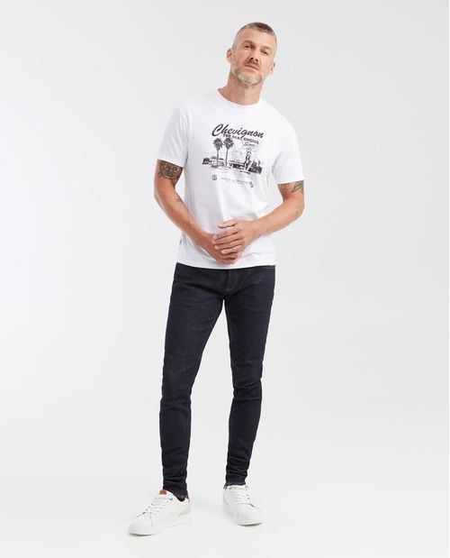 Camiseta Slim Fit Estampada para Hombre