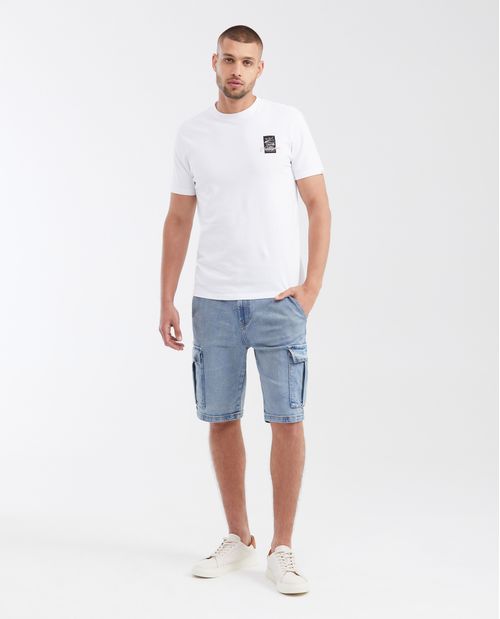 Camiseta Slim Fit en 100% Algodón para Hombre