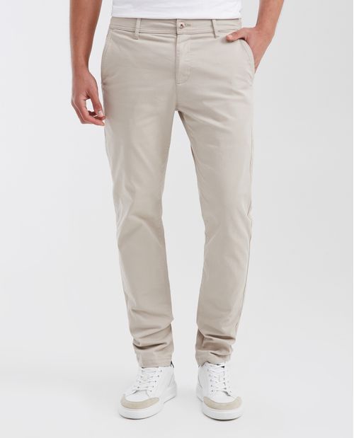 Pantalón Tipo Chino Regular Fit Boot Cut para Hombre