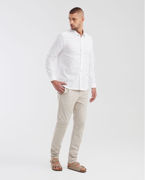 Pantalón Tipo Chino Regular Fit Boot Cut para Hombre