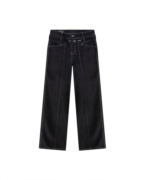 Pantalón Tiro Alto Bota Relaxed para Mujer