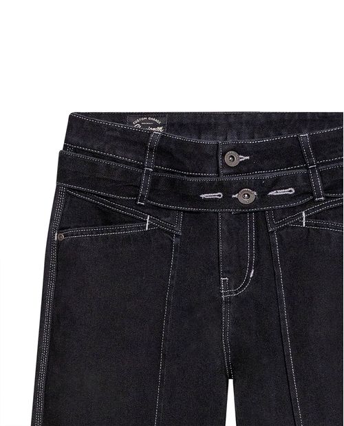 Pantalón Tiro Alto Bota Relaxed para Mujer