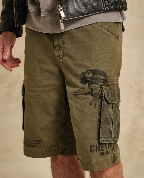 Bermuda tipo Cargo Preteñida para Hombre