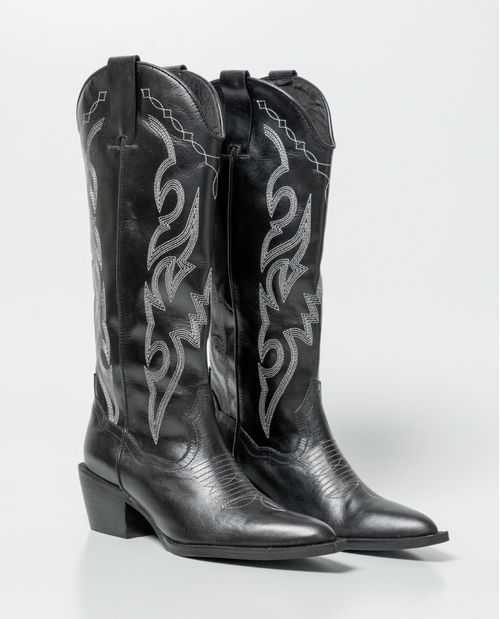 Botas Femeninas de Piel Vacuno