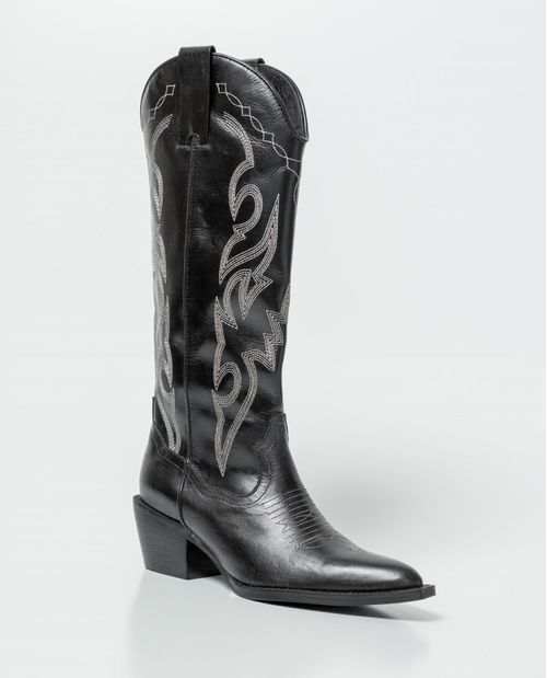 Botas Femeninas de Piel Vacuno