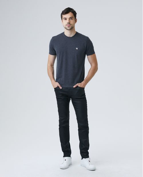 Jean de Hombre Super Slim Fit, Rider, Bota Super Slim - Negro Brillante